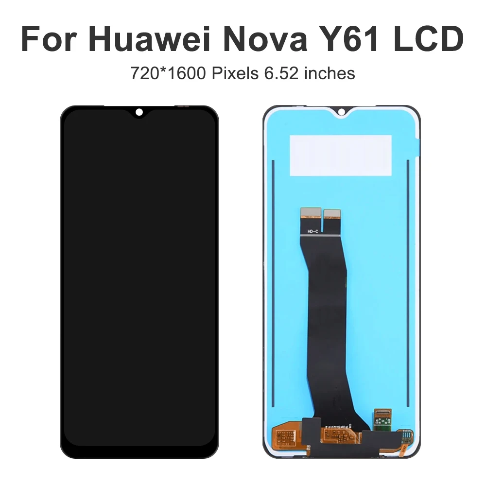 EVE-LX9 EVE-LX9N EVE-LX3 LCD 디스플레이 터치 스크린 디지타이저 어셈블리 교체, 화웨이 6.52 인치 노바 Y61 노바 Y61
