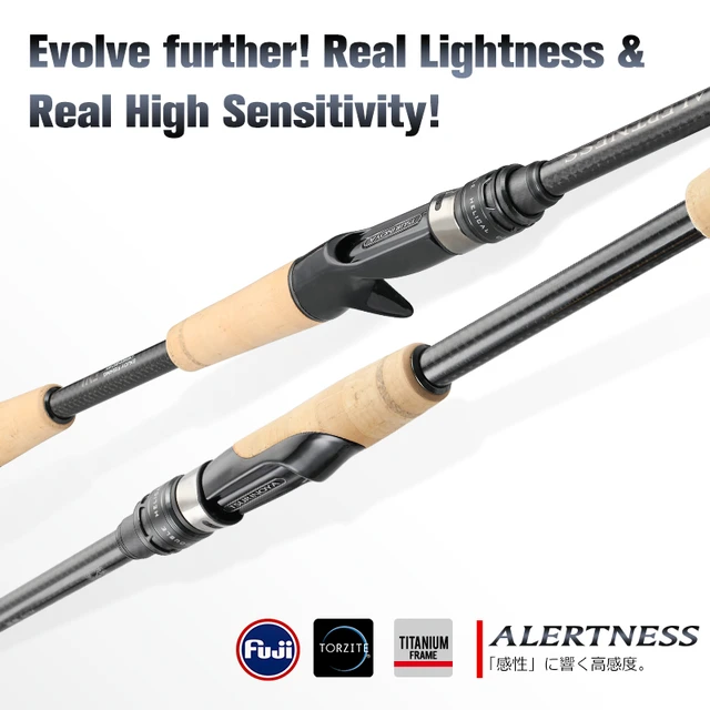 TSURINOYA High Sensitivity Bass Rod Spinning Casting Fishing Rod ALERTNESS  2.06m 2.01m Fast Action FUJI TZ Guide 1 Section Rod - AliExpress