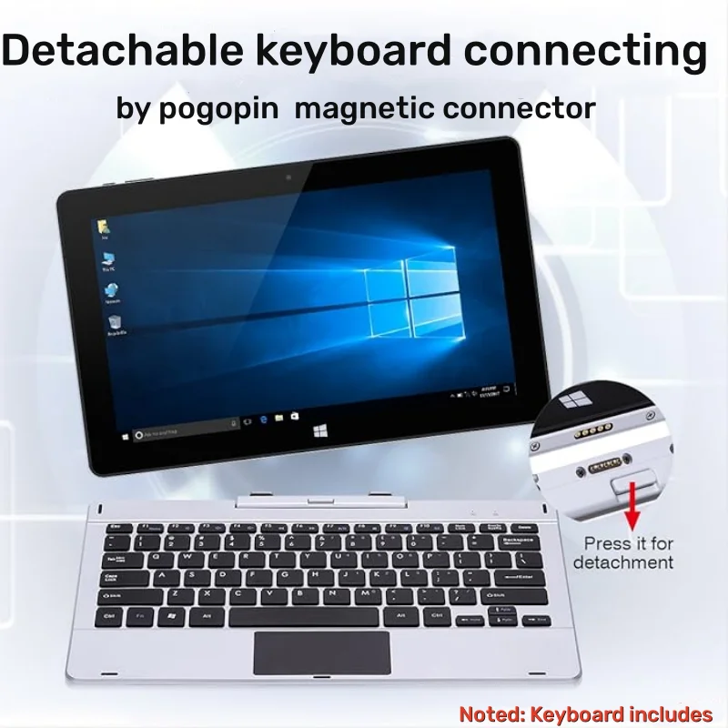 Big Sales 10.1 INCH X3 Z8350 CPU 2 in1 Tablet  PC 2GB DDR RAM 32GB ROM WINDOWS 10 Detachable Keyboard Battery 5000mAh 3