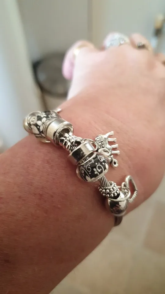 Silver Charm Bracelet | Elephant & Life Tree Design photo review