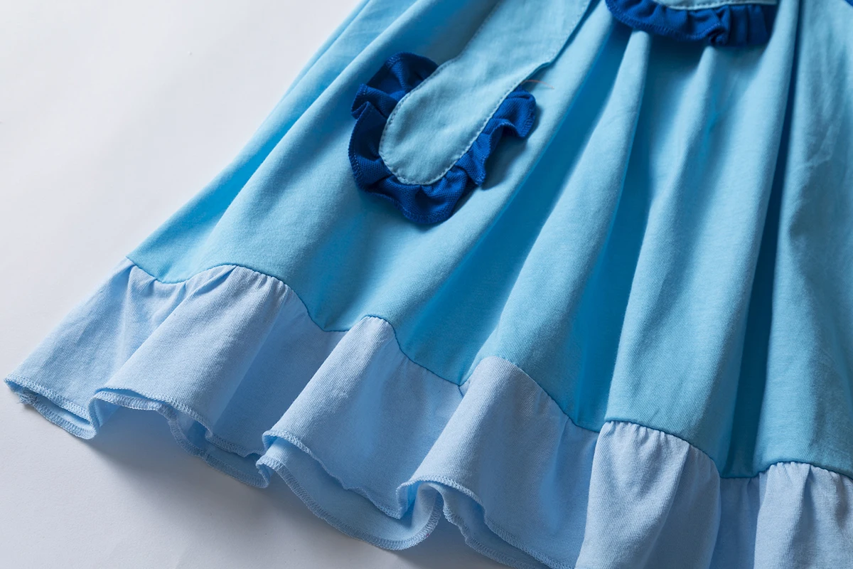 Blue Dog Kids costume Orange/Blue Heeler dresses dog family orange dog dress