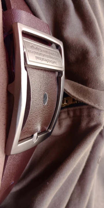 MIDNIGHT SOVEREIGN™ – Black Buckle Genuine Leather Belt photo review