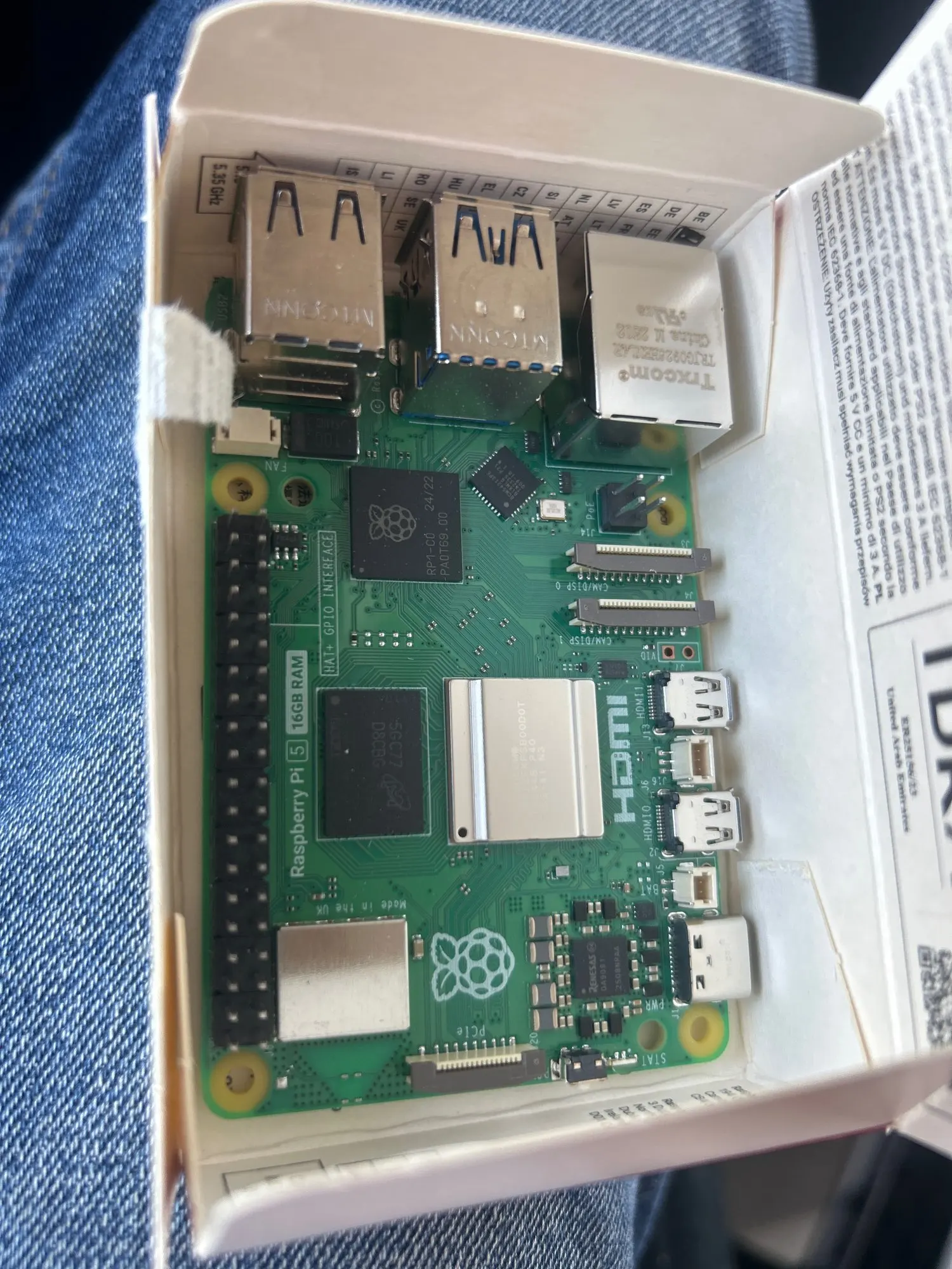 Raspberry Pi5 8GB 16GB 4GB 2GB Kit Laptop MIni PC Computer,2.4GHz