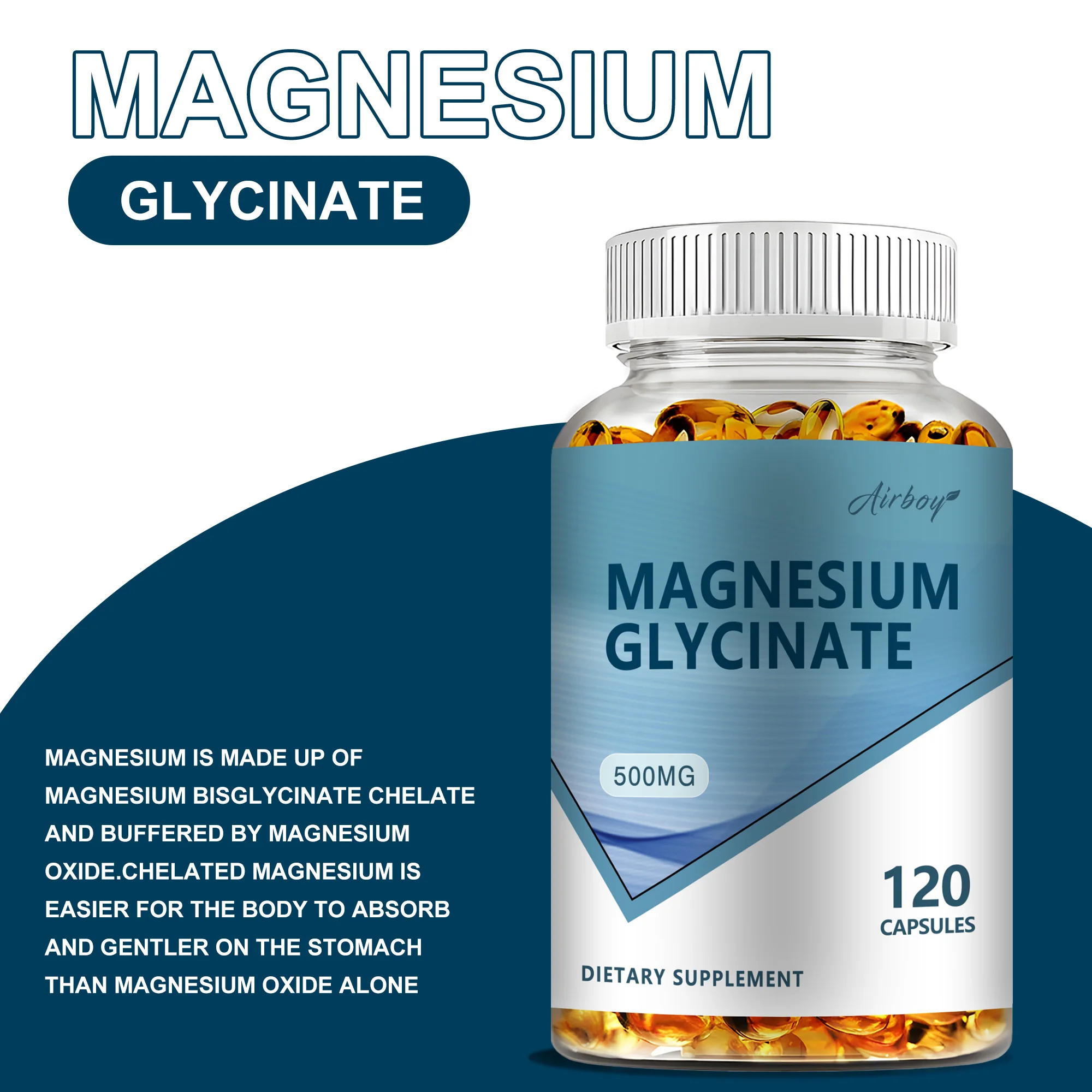 Premium Magnesium Glycinate for Nerve and Muscle Health