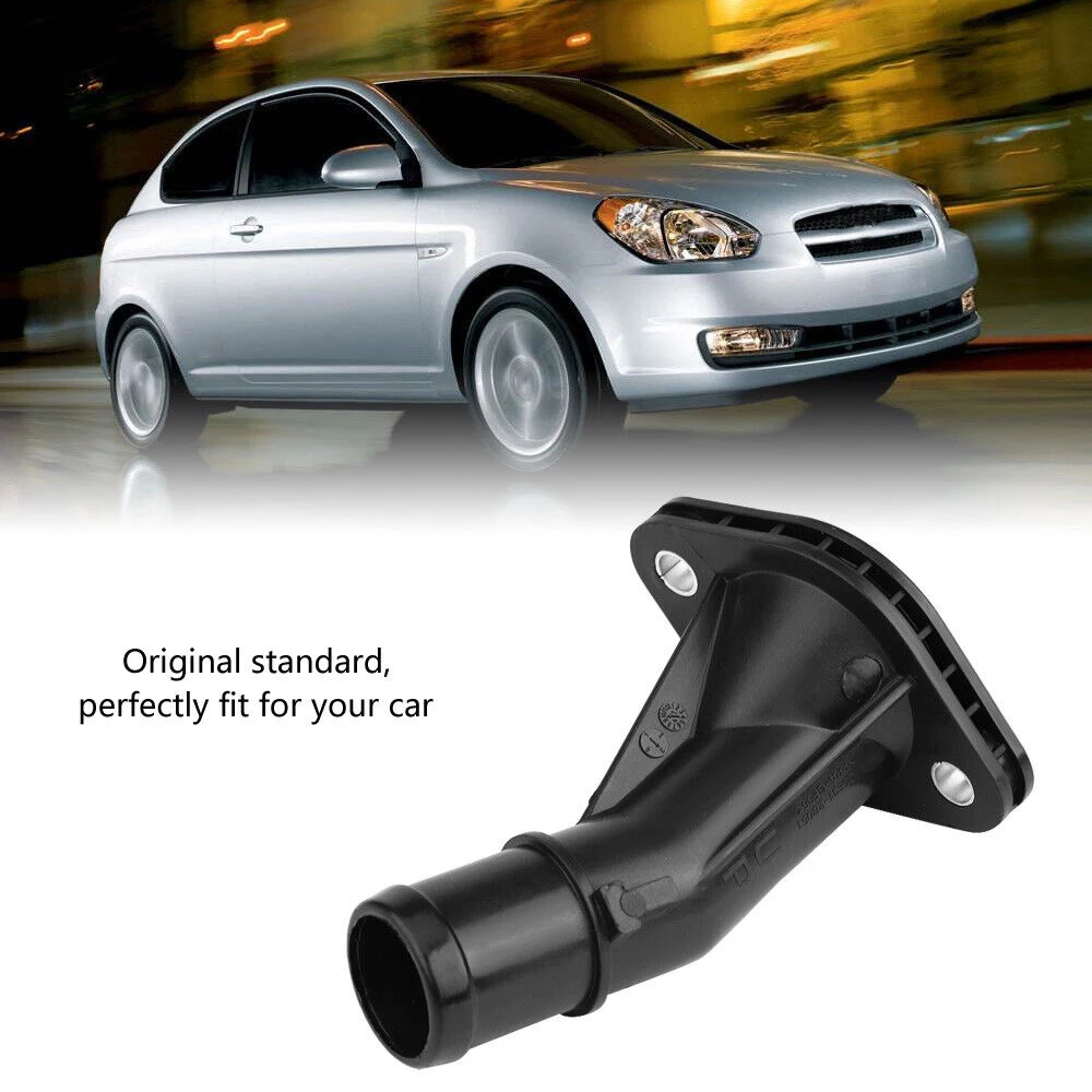 Engine Coolant Thermostat 25631-2B051 Engine Coolant Thermostat Housing Water Inlet Outlet For Hyundai Accent Elantra GT Veloster Kia Rio Soul 1.6L 11-18
