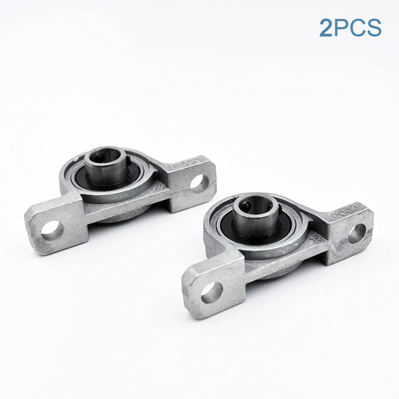 2pcs 아연 합금 베개 블록 베어링 KP08 KP000 KP001 KP002 KP003 KP004 보어 8mm 10mm 12mm 15mm 17mm 20mm 미니 베어링