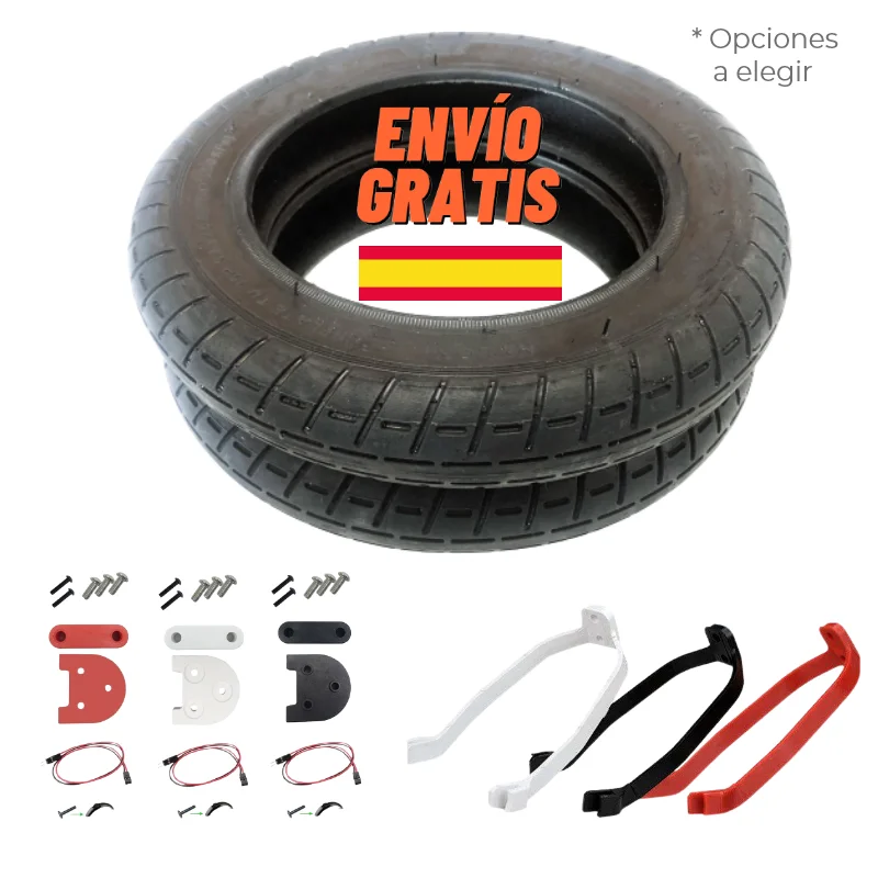 ✅Pneumatici 10” Xiaomi M365 Kit 10 Pollici Per Monopattino Elettrico / Pro 2 / 1S / Essential / My Scooter 3 / Cecotec Bongo Serie A / Smartgyro Baggi