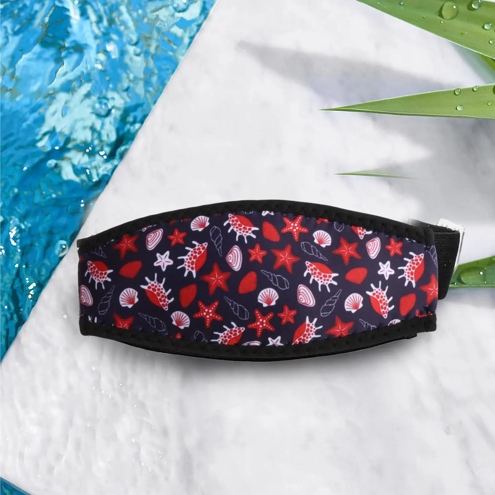 Diving Mask Slap Strap Protection for Snorkeling Freediving Water Sports,Women Mask Slap Straps Protect Long Hair Band Neoprene