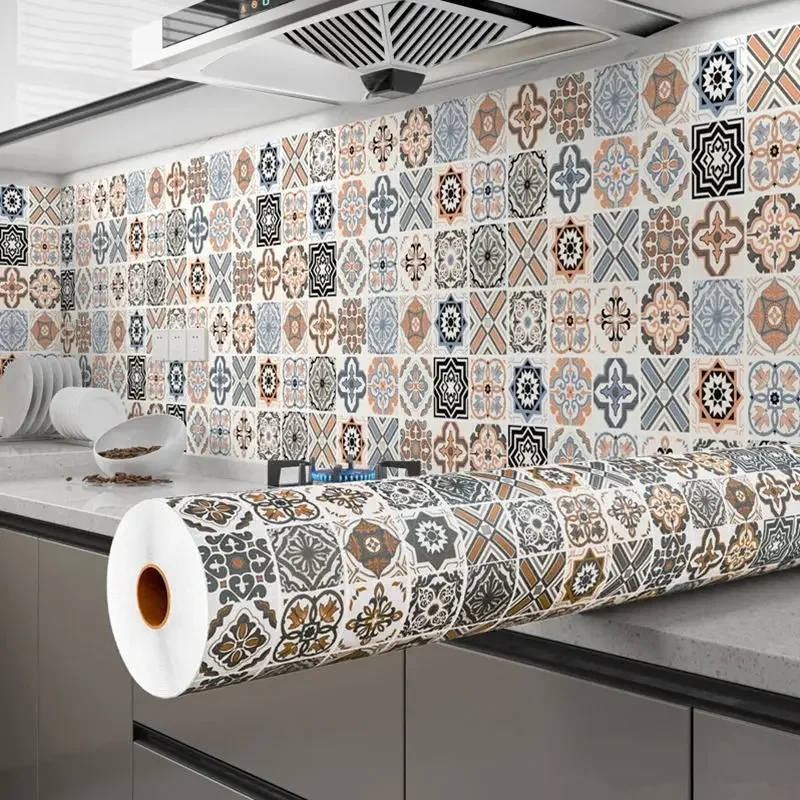 Papel De Aluminio Adhesivo Para Paredes Y Muebles - 40cm X 5m, Anti-aceite, Aislante, Fácil De Pegar Y Quitar
