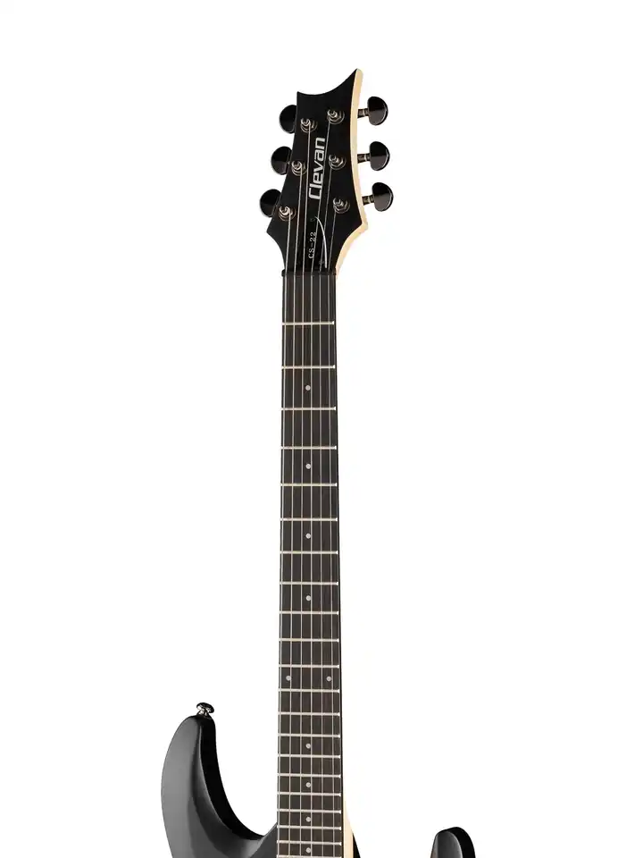 Cs-22sbk electric guitar, black, Clevan - AliExpress