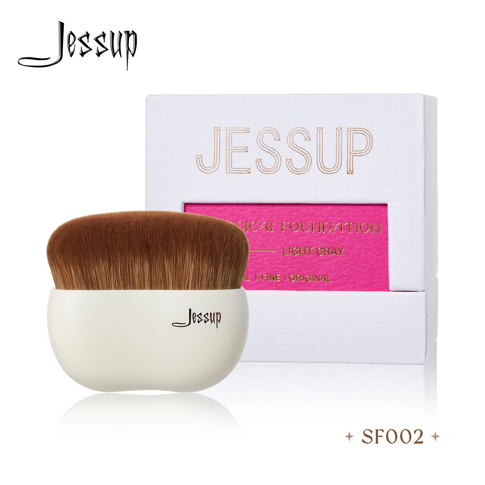 Jessup Foundation Brush Makeup,kabuki Brush For Face/body Flat Top