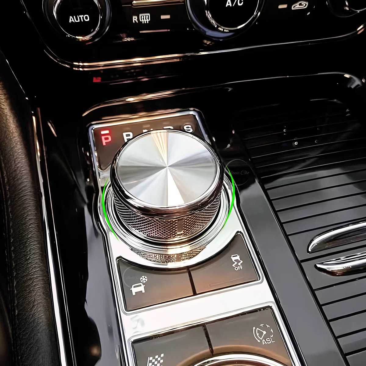 ギアシフトノブキャップ,合金レバーカバー,ロータリーギアセレクター