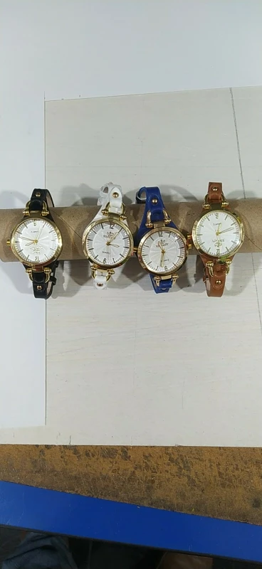 2024 Women's PU Leather Thin Strap Quartz Watch photo review