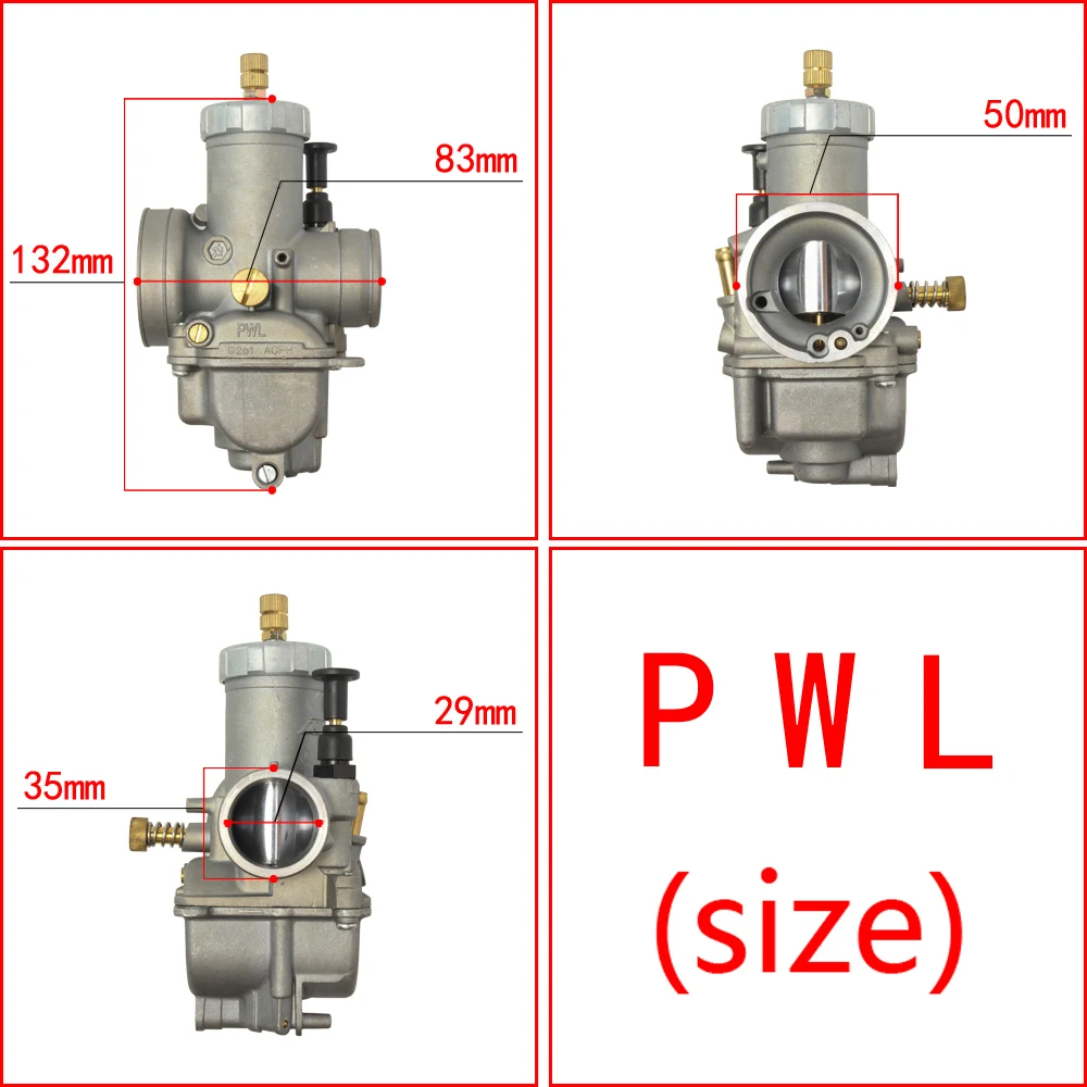 Düsen 150 bis 172 Vergaser PWK, Keihin, CP (Einstellsatz)