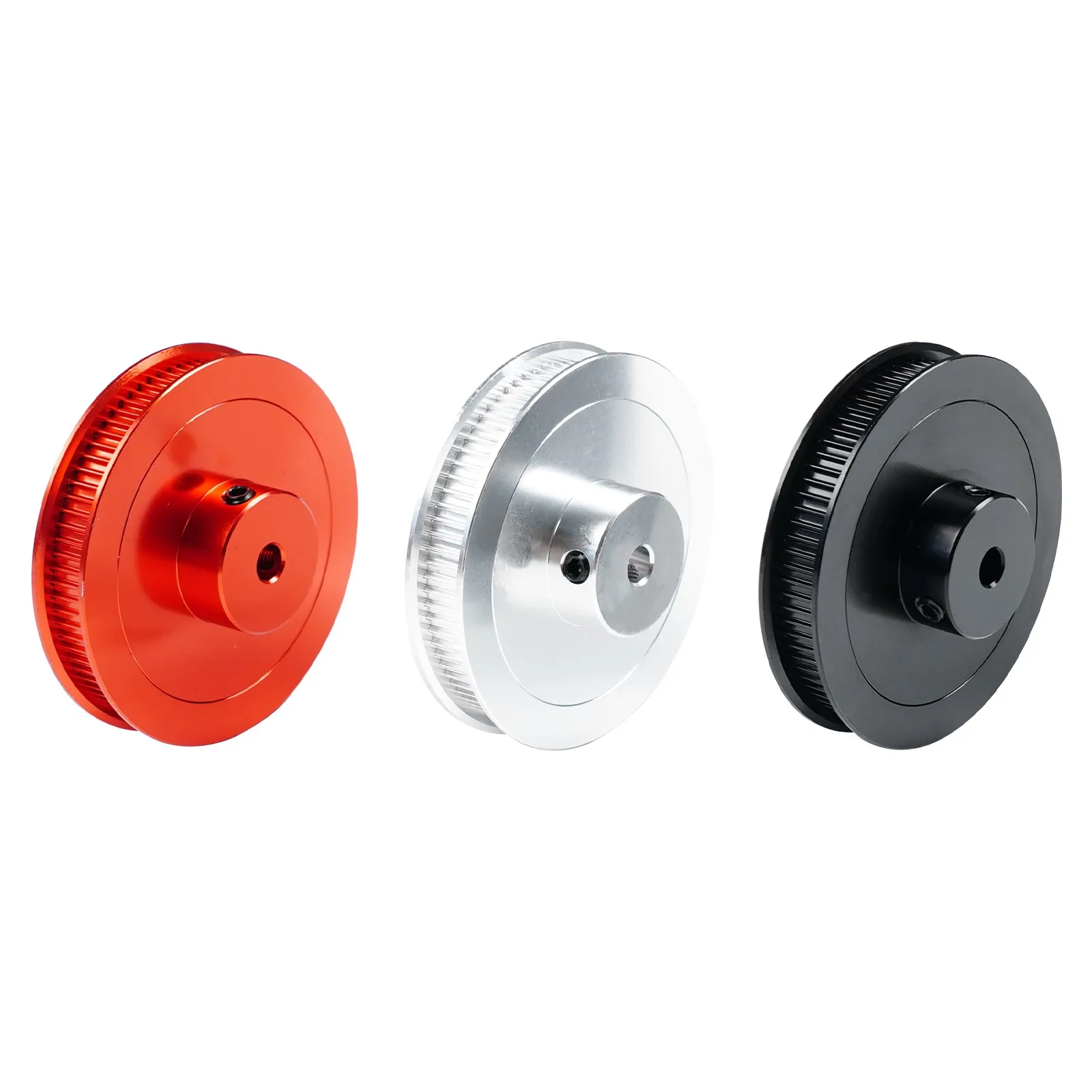 VORON 80 Teeth GT2 Timing Pulley 2GT Synchronous Pulley Bore 5mm For Width 6mm Timing Belt 80T GT2 Aluminum Alloy Driving Wheel timing belt pulley,timing pulley