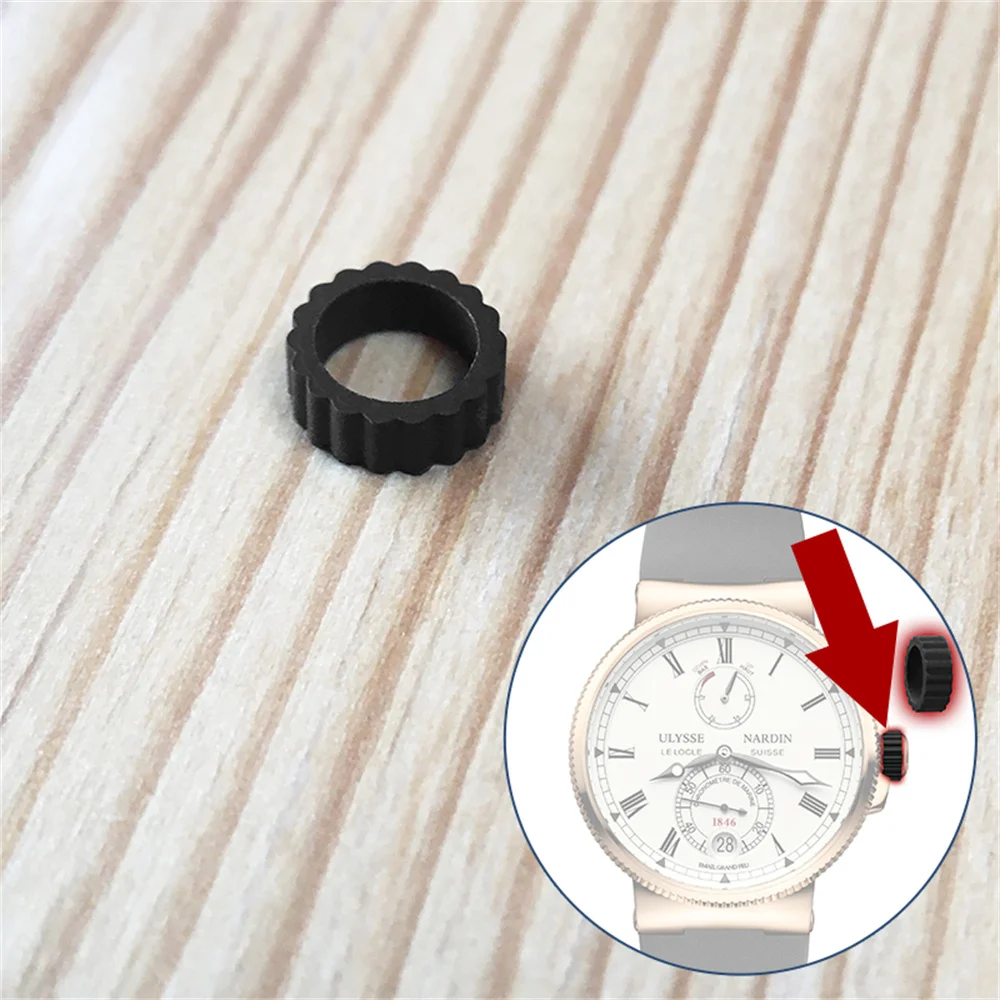 1186 Watch Crown Guaina In Gomma Per Ulysse Nardin Marine Chronometro 1183 Watch