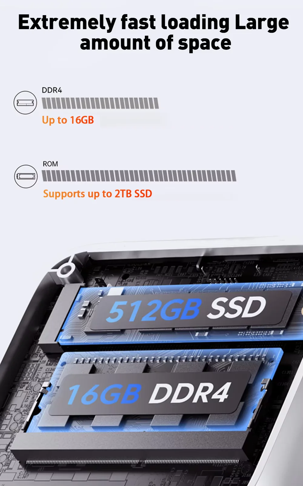 2026 Portable Intel Core i9 8950HK / i3-6100U Mini PC Computer Windows 11 16GB DDR4 RAM 512GB 1TB SSD Gaming Computer WiFi 6 BT5.2 USB3.0 1080P Mini Desktop PC - immagine 5