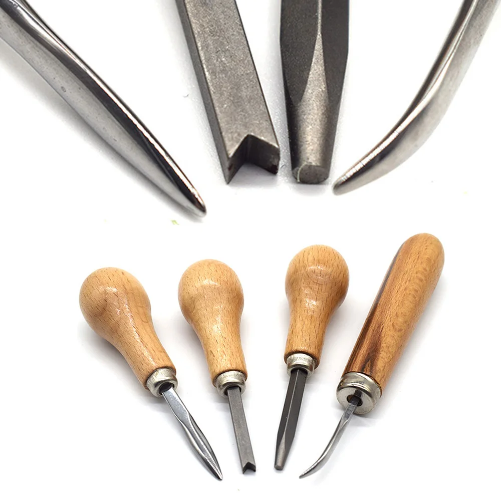 Precision Jewelry Bezel Setting Tool with Wooden Handle