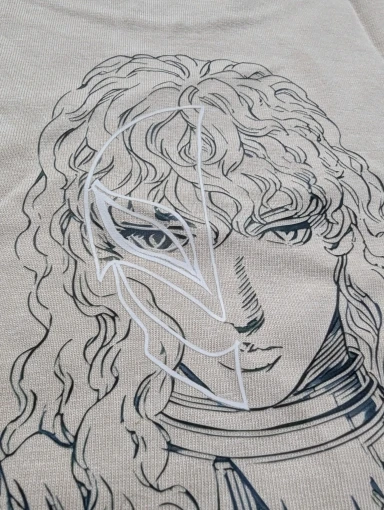 Official Anime Berserk T-Shirt – Guts & The Black Swordsman | Premium Cotton Tee for Fans of Dark Fantasy
