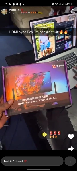 HDMI Sync Box + TV Backlight Strip photo review