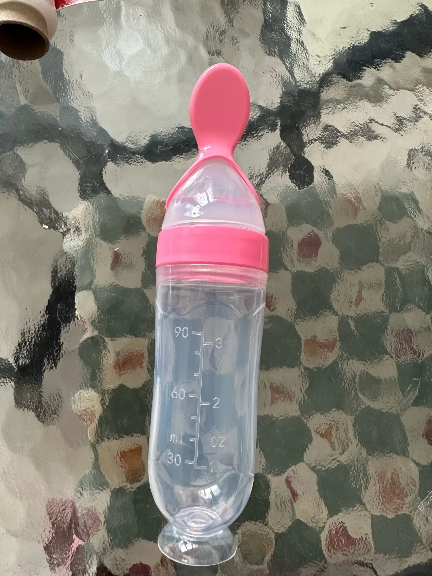 Silicone Baby Bottle with Spoon - Easy Milk Feeding for Infants photo review