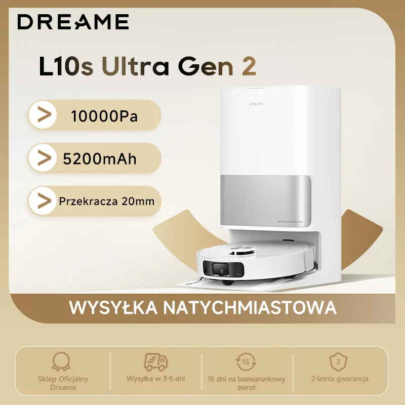 Robot sprzątający Dreame L10s Ultra Gen 2 z Polski za $312.02 / ~1141zł
