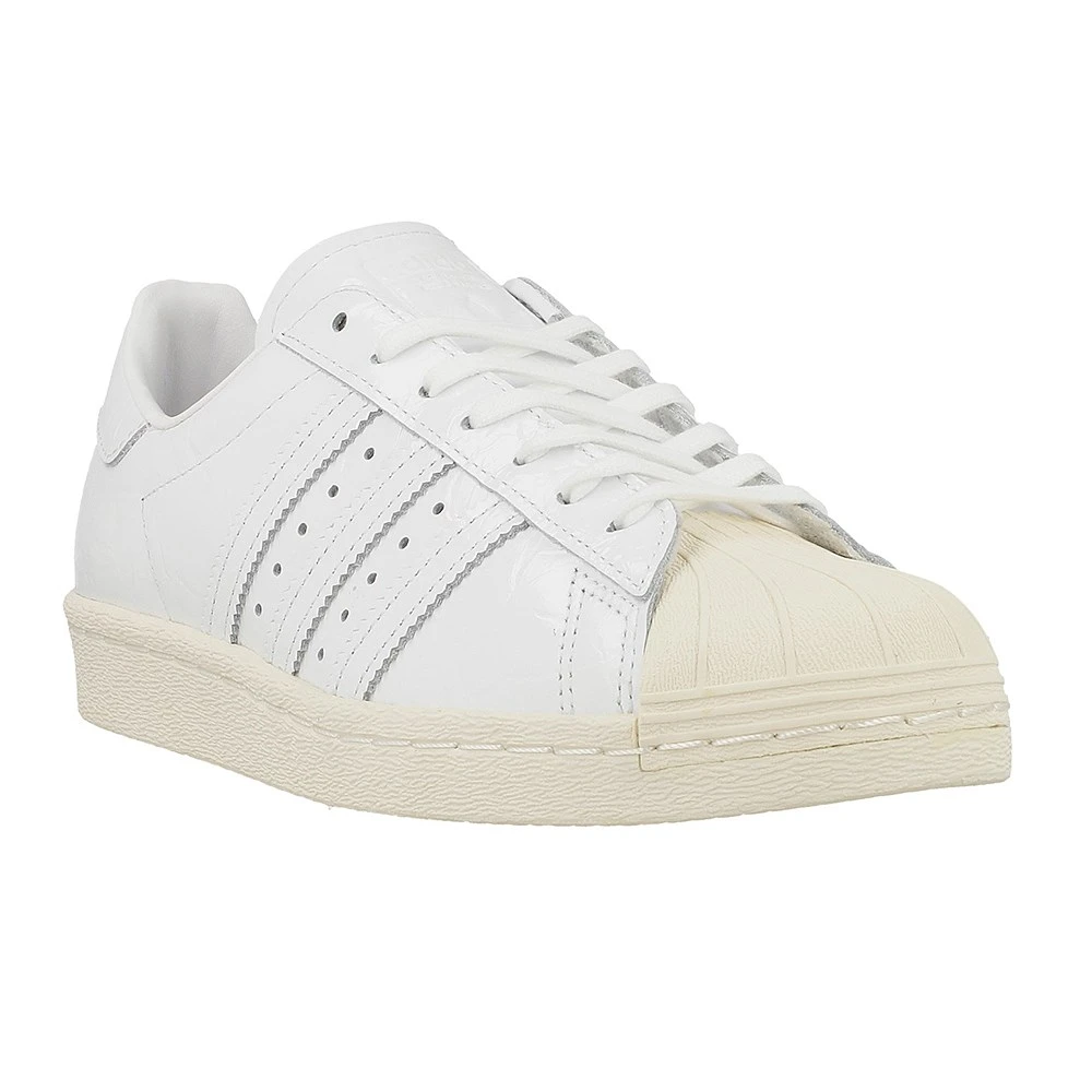 Dureza hoy Plata Adidas zapatillas deportivas originales SUPERSTAR 80 S color blanco para  mujeres BB2056| | - AliExpress