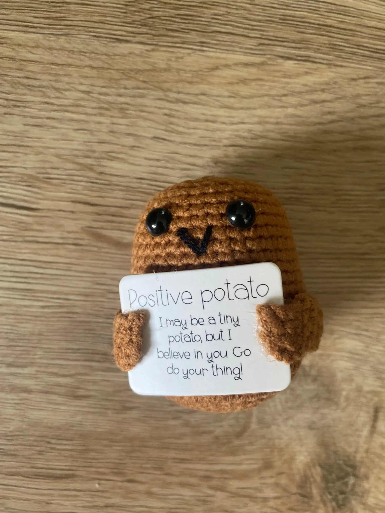 💖 Handmade Crochet Positive Potato 🥔 - Auraze