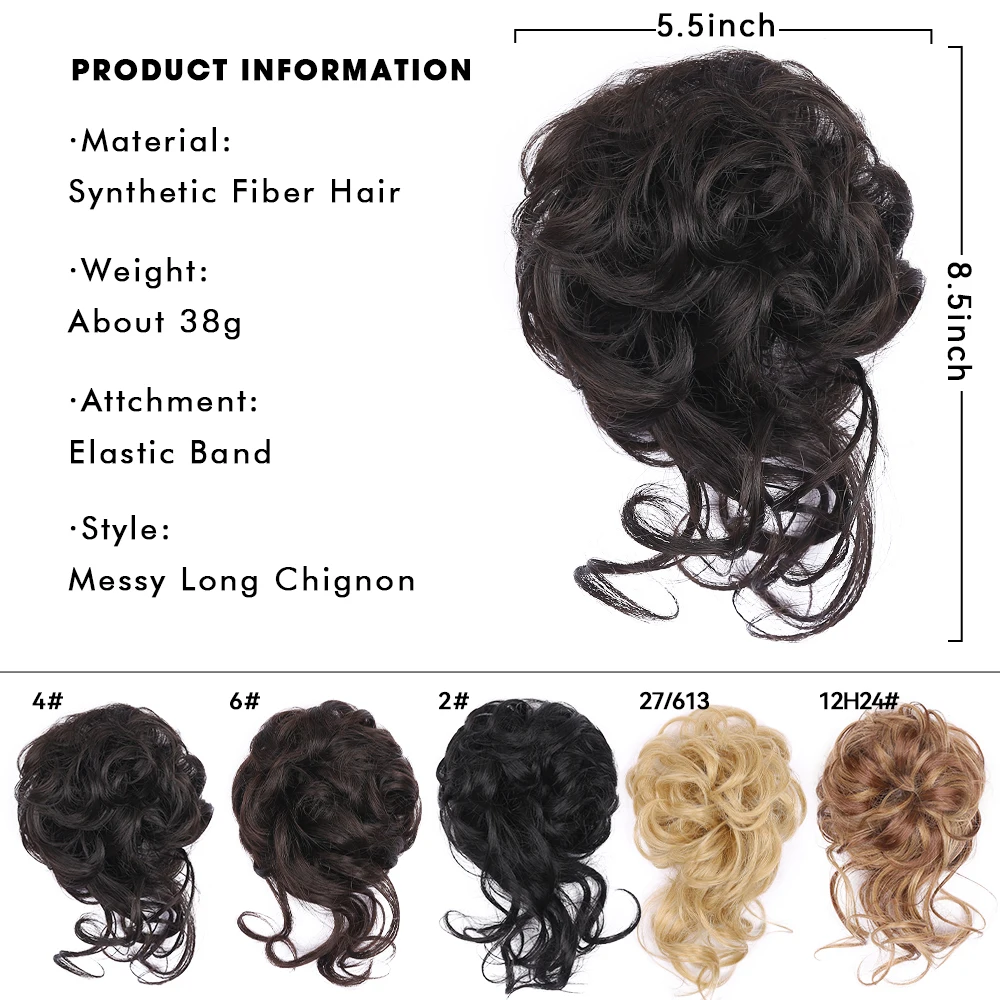Extensions De Cheveux Synthétiques Pour Chignon, Donut - Postiche Femme - Neuf Sans étiquettes