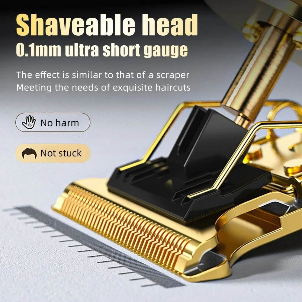 Profession Electric Hair Trimmer USB Charge Shaving Head Electric Shaver Clipper Rechargeble Precision Hair Trimmer For Men Care