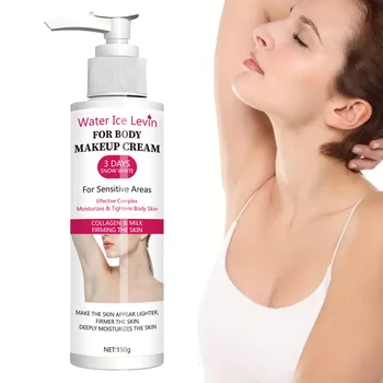 Crema per il trucco del corpo, Crema idratante da donna, Adatta a tutti i tipi di pelle, Tono della pelle solido, liscio, Bilanciato, Esperienza della pelle elastica, Elementi essenziali per la bellezza quotidiana 1