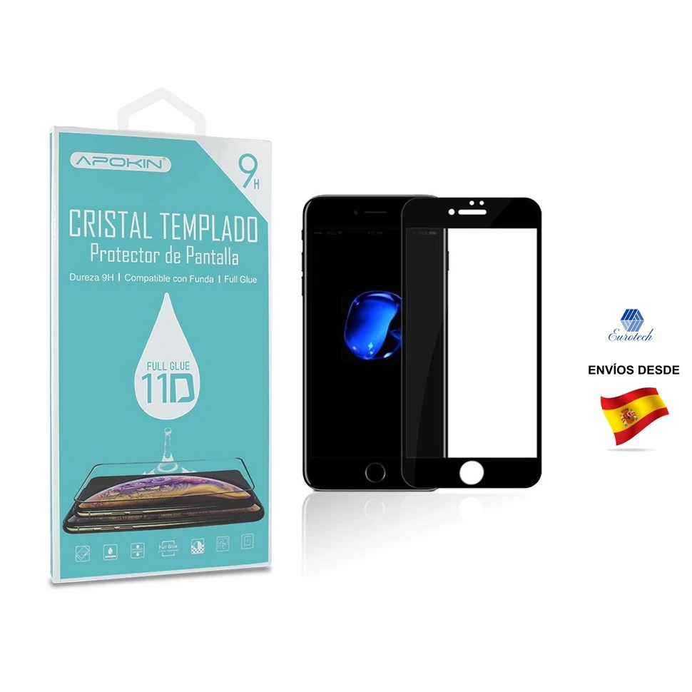 Protector de pantalla para iPhone 15 Pro Max, Vidrio templado, Doble  adhesivo pantalla y bordes, Borde