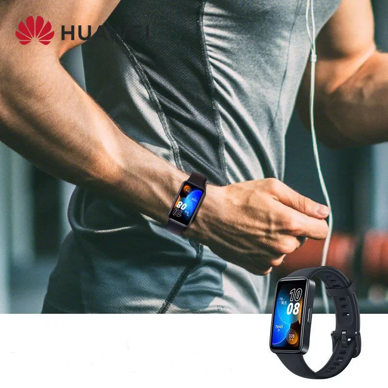 

Оригинальный Смарт-браслет HUAWEI Band 8, работающий весь день с оксиметром в крови, экран AMOLED 1,47 дюйма, смарт-браслет с пульсометром, 2 недели автономной работы