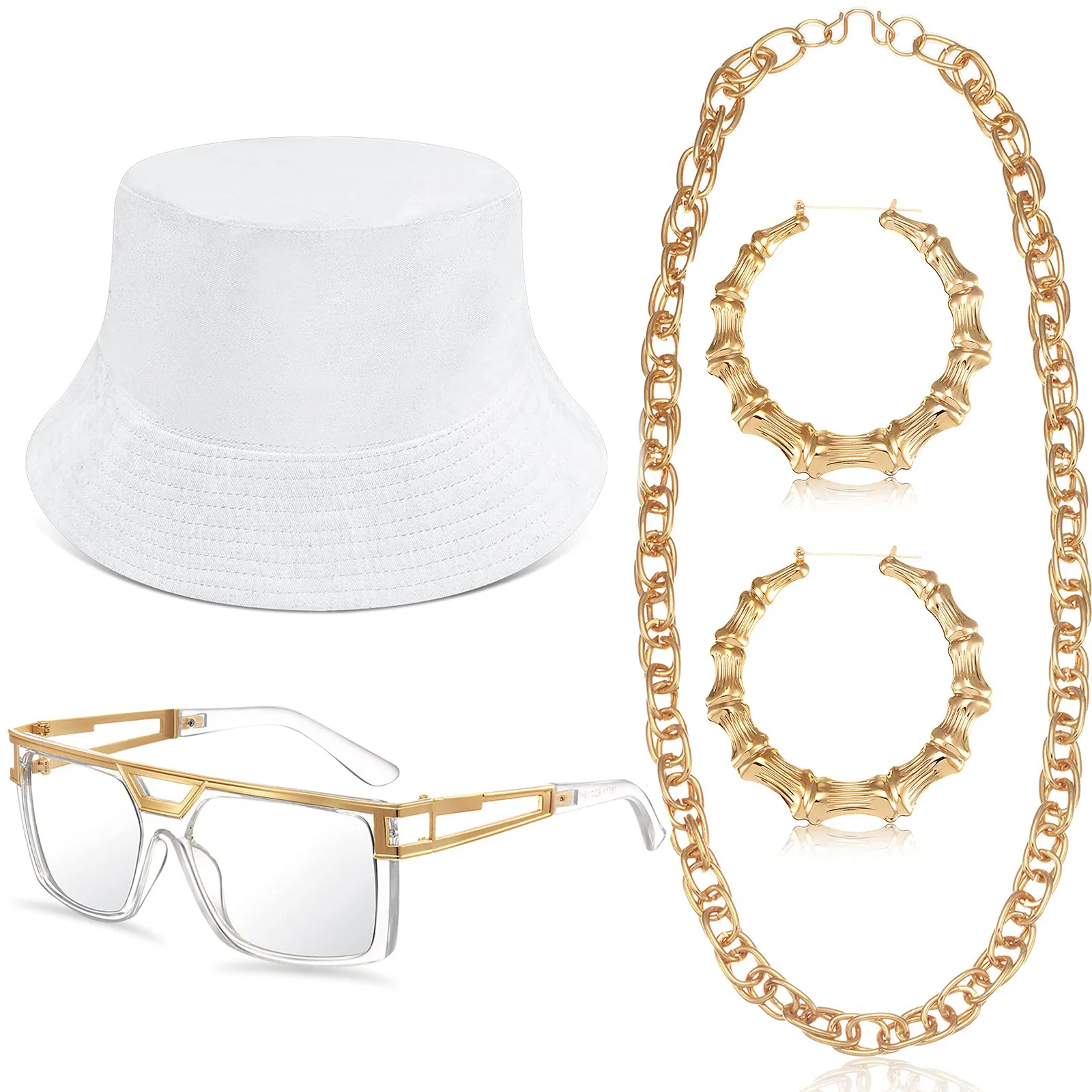 Hip-Hop-Costume-Kit-80s-90s-Jewelry-Outfit-Christmas-Rapper-Accessories ...