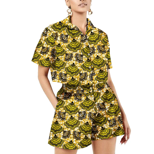 Seun Print Crop Top and Short - Image 5