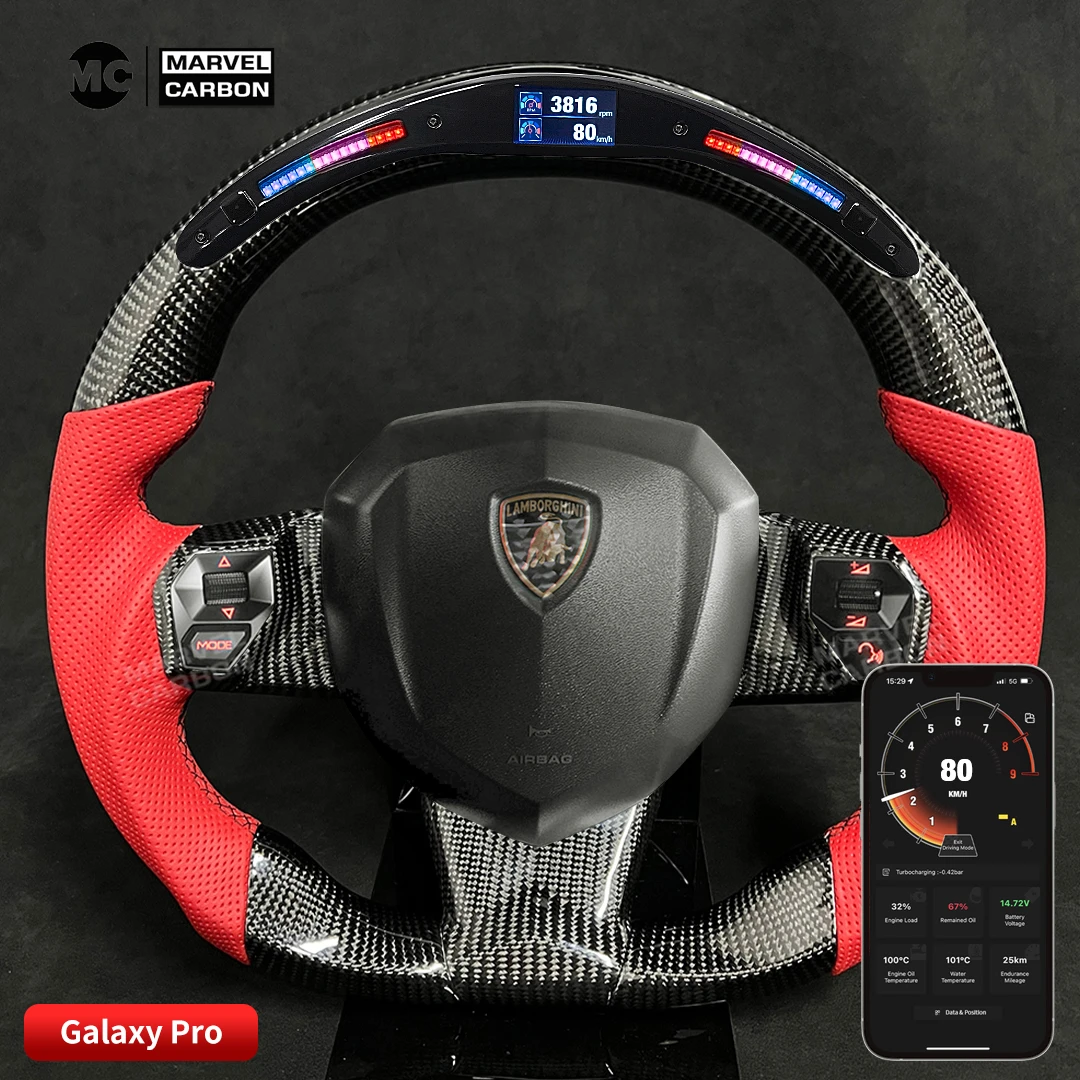 Led Performance Steering Wheel Display Compatible For Aventador Steering Wheels