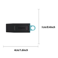 Kingston USB Flash Drives Pendrive 256Gb 128Gb 64Gb DTX Pocket USB 3.2 Gen1 Mini Key Usb Flash Drive Memory Stick Fot Numeral PC 6