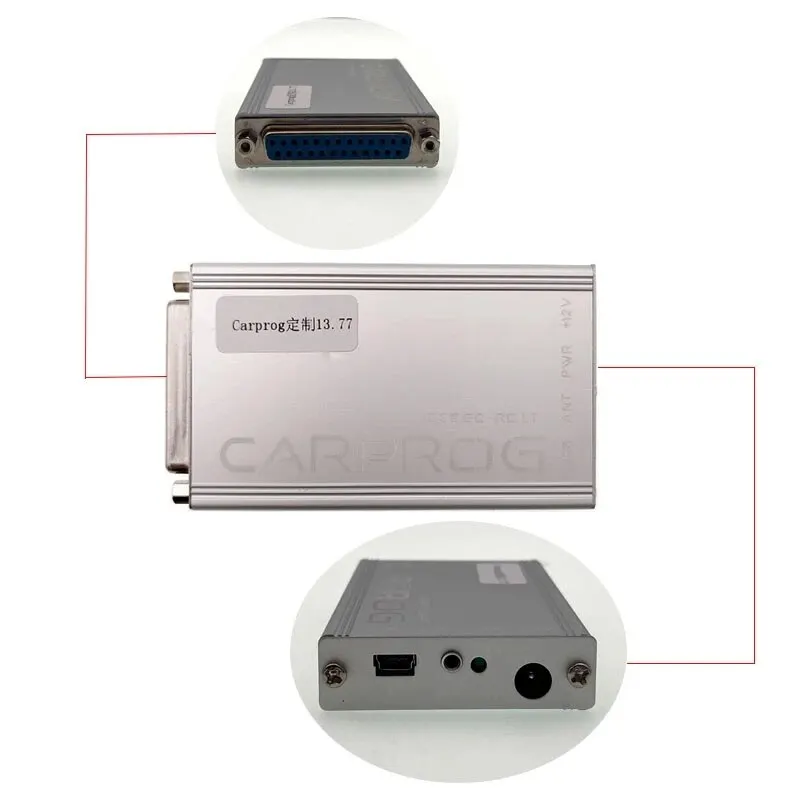 Diagnostic Tool Airbag Reset Tool Online Carprog V13.77 Full Adapter SERG2000CAR000UA Free Keygen With Box/Bag for Airbag/Radio/IMMO OBD2 ECU Reset Repair