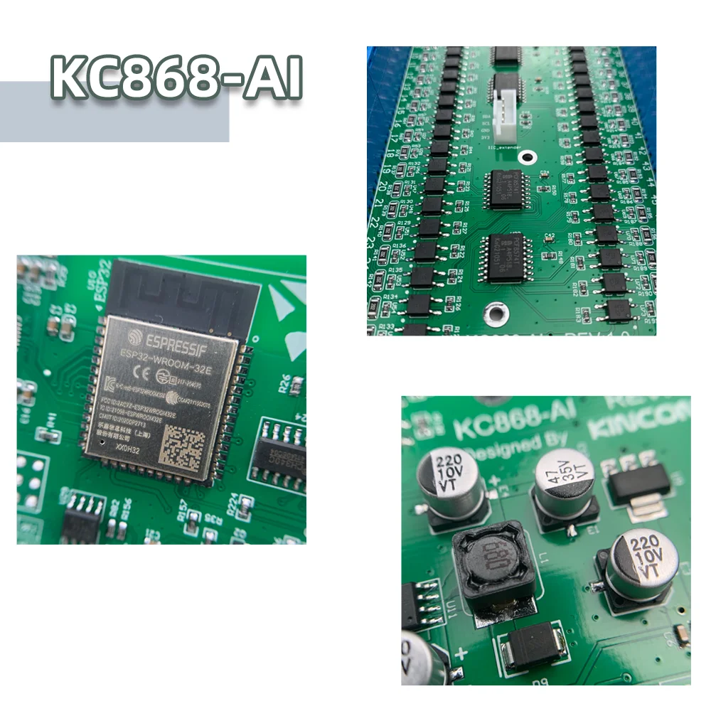 KC868-AI 이더넷 Wifi RS232 RS485 ESP32 입력 모듈 IR RF 433M 지원 ESPhome 홈 어시스턴트 Tasmota DIY