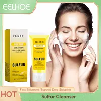 Facial Cleanser with Sulfur for Removing Clogged Pores A-Cne Treatment Nourish Facial Contours Gentle Exfoliating Facial Scrub 1
