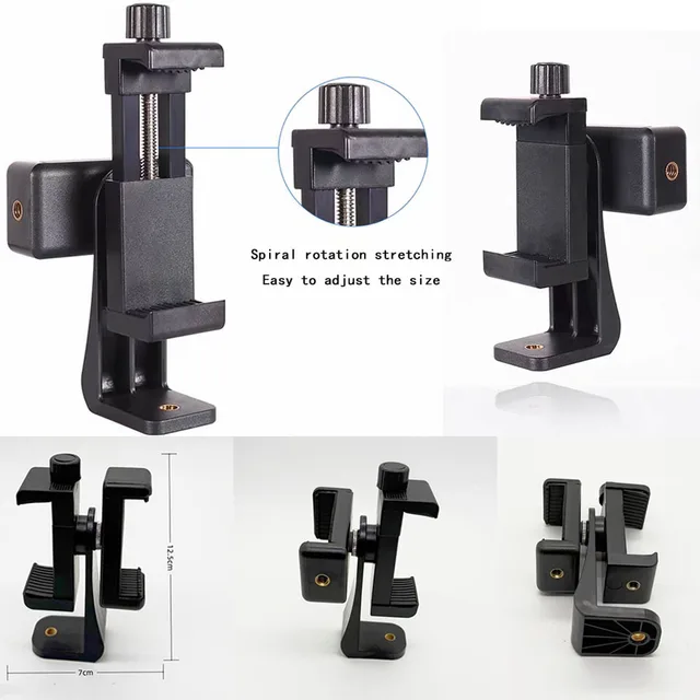 Universal Smartphone Video Vlogging Kit - Phone Teleprompter Prompter Clip for Phone Live Broadcast Video Subtitle Read Tripod 3