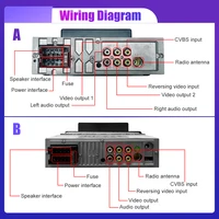 Universal 1Din Car Radio IPS MP5 Multimedia Player Auto radio Car Stereo Headunit with Bluetooth Remote Control