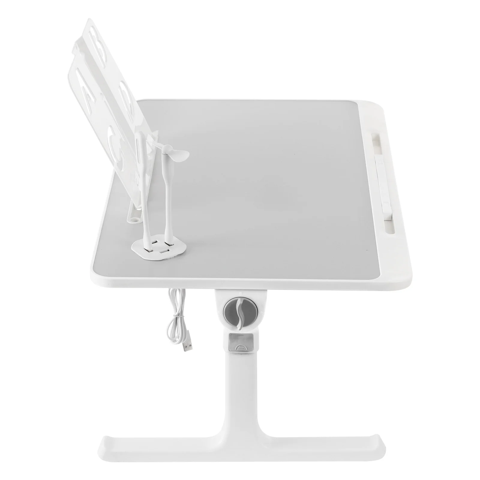 Grey Bed Laptop Table, Multi-purpose Lapdesk, Folable Bed Laptop Table Flexible Adjustment For Dormitories, Bedrooms, Beds 4