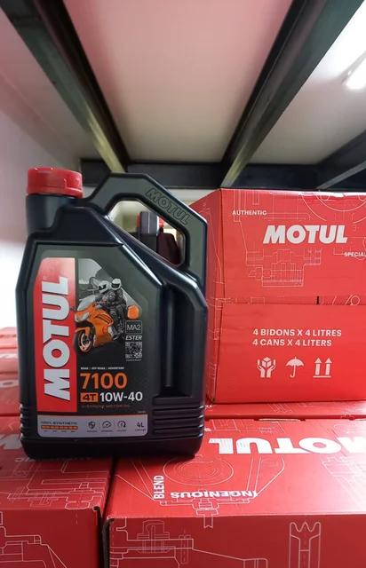 Motor butter MOTUL 7100 4T 10W-40 sintético 4 l (Ext. 2022). Producto 100%  original - AliExpress