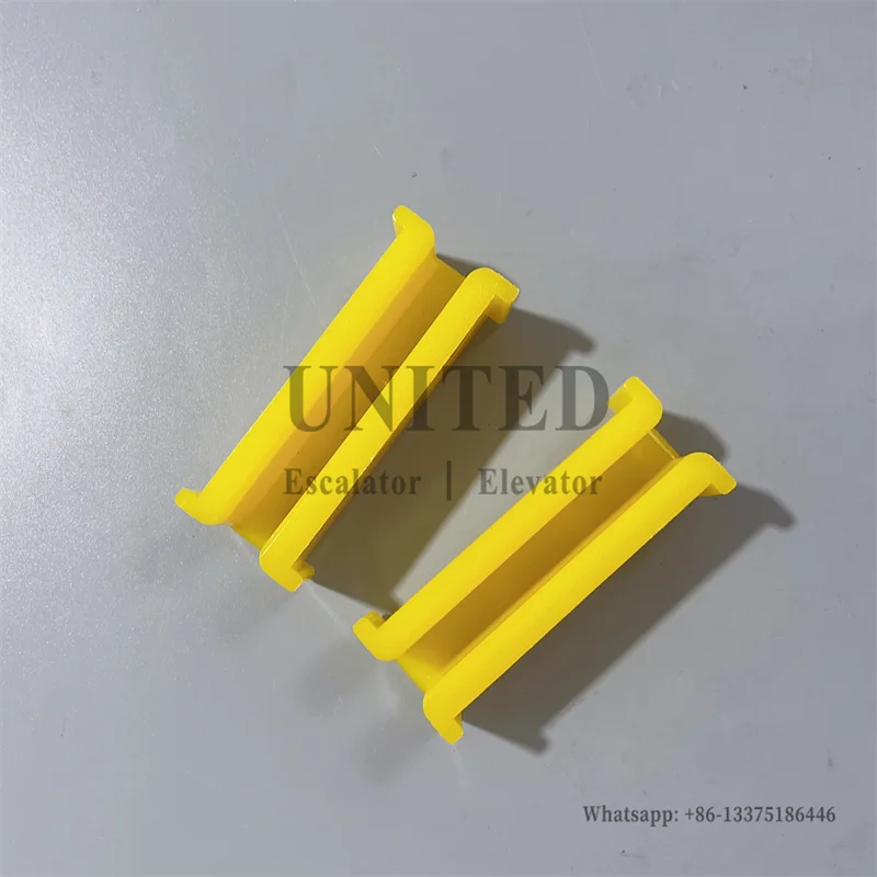 10PCS 100*10 Elevator Guide Shoe Insert Liner Yellow L100mm Groove Width 10mm Lifts Components Accessory Elevator Spare Parts
