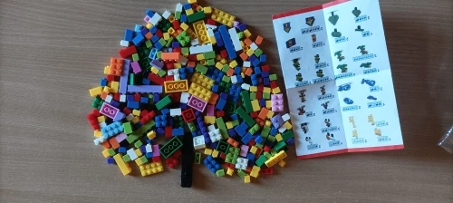 1000 DIY creative building blocks bulk set Urban Classic building blocks Assembled birthday gift children's educational toys photo review