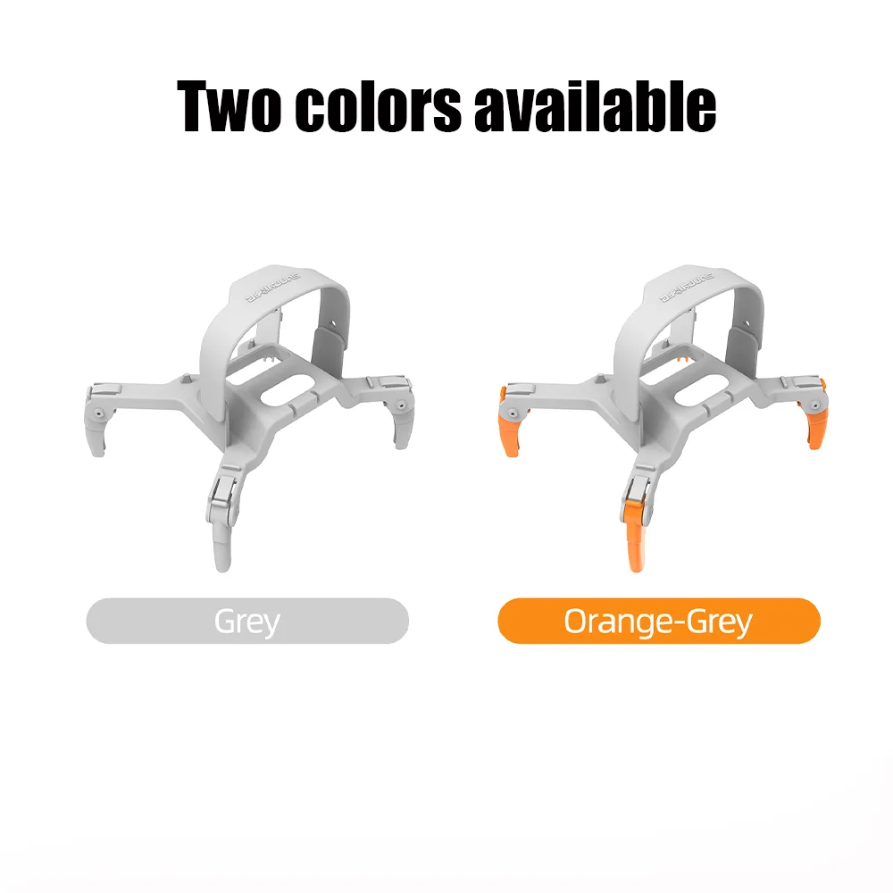 Train d'atterrissage Spider pliable pour DJI FLIP déplié, montrant son mécanisme de pliage pour une protection et stabilité faciles à transporter.