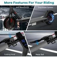 Nouvelle trottinette électrique pour adultes AOVOPRO LPTX01/S80PRO 2026, haute performance, autonomie 25/35 km, roues de 8,5 pouces, double frein, pliable 5