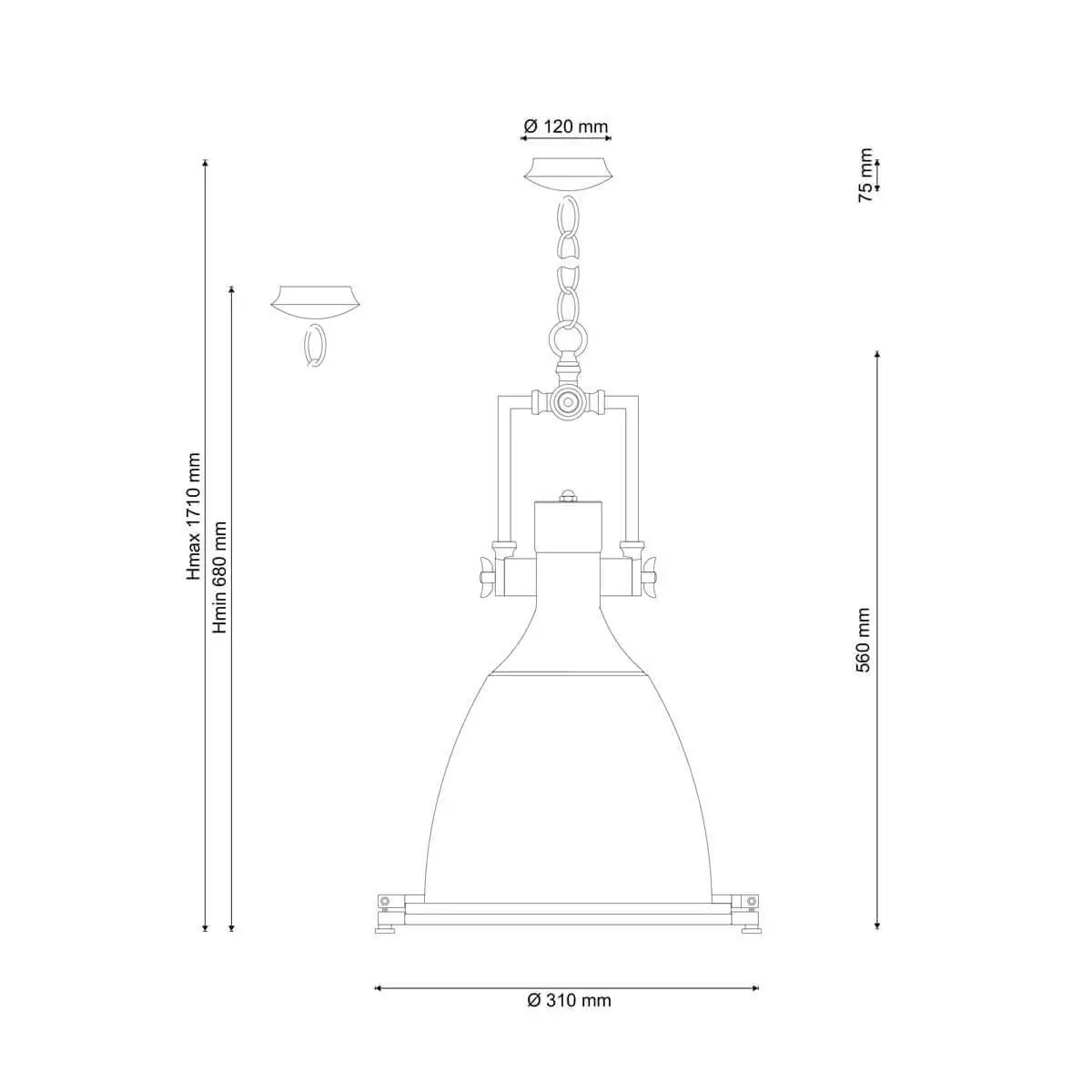 Рисунок 2 - Подвесная люстра 92101 tropweN+C/73