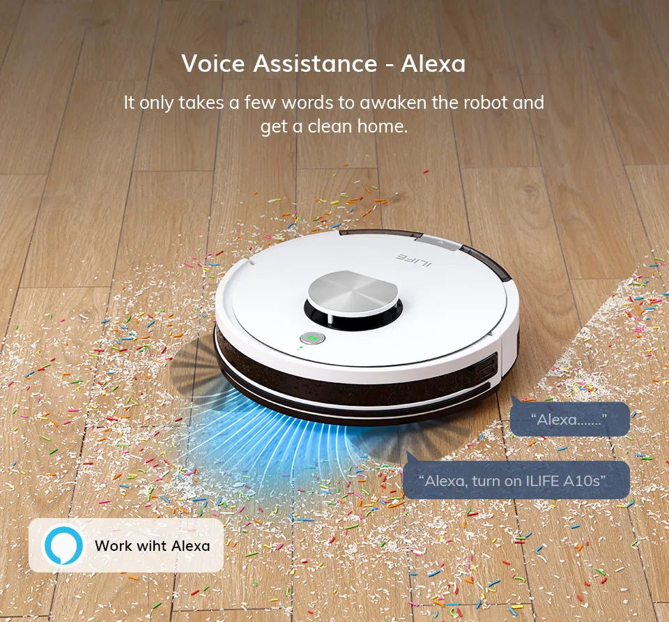 Ilife L100 Robot Vacuum Cleaner, Lds 